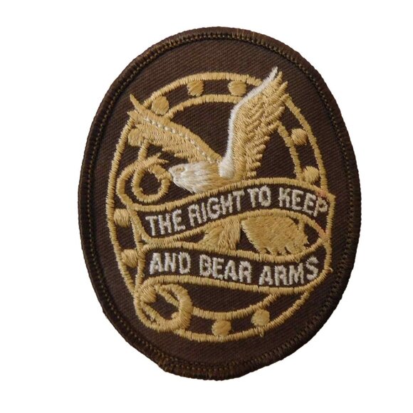 The Right to Keep and Bear Arms Eagle Collectable Jacket Vest Hat Patch - Picture 1 of 4